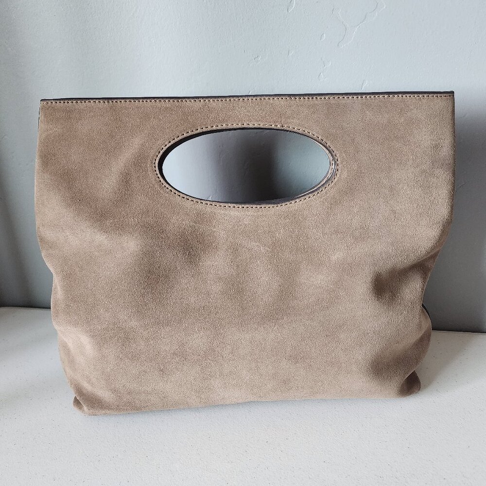 Banana Republic Suede Bag "Euc"